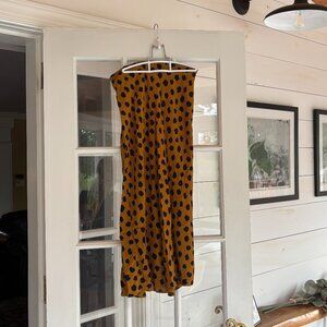Madewell Midi Slip Animal Spot Skirt